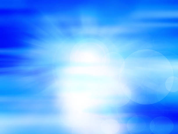 istock Abstract seashore illustration with defocused lights 469438426
