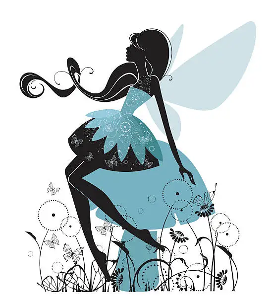 Vector illustration of fairy