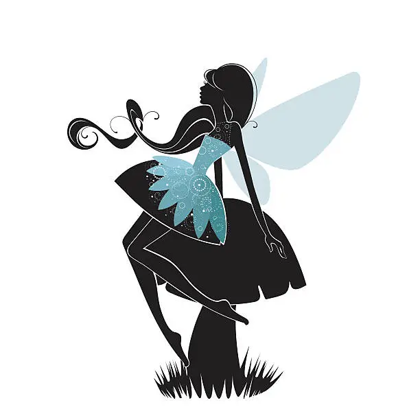 Vector illustration of fairy