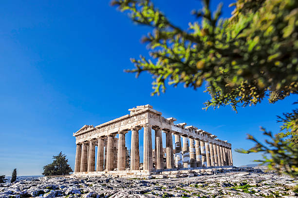 istock Acropolis with Parthenon temple in Athens,  Greece 469444664