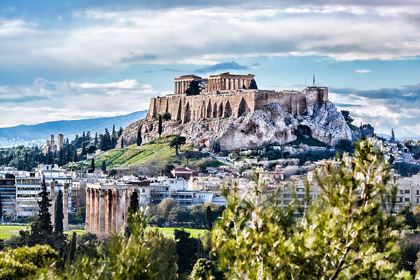 istock Acropolis with Parthenon temple in Athens,  Greece 469445340