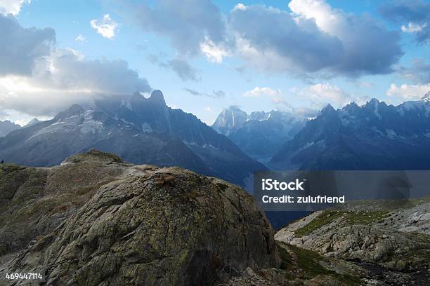 Mountain Landscape In The French Alps Stock Photo - Download Image Now - Color Image, Europe, European Alps