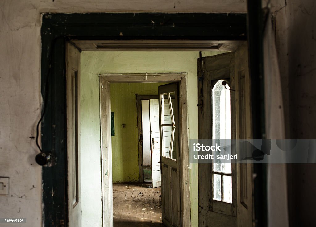 Old abandoned home interior Abandoned Stock Photo