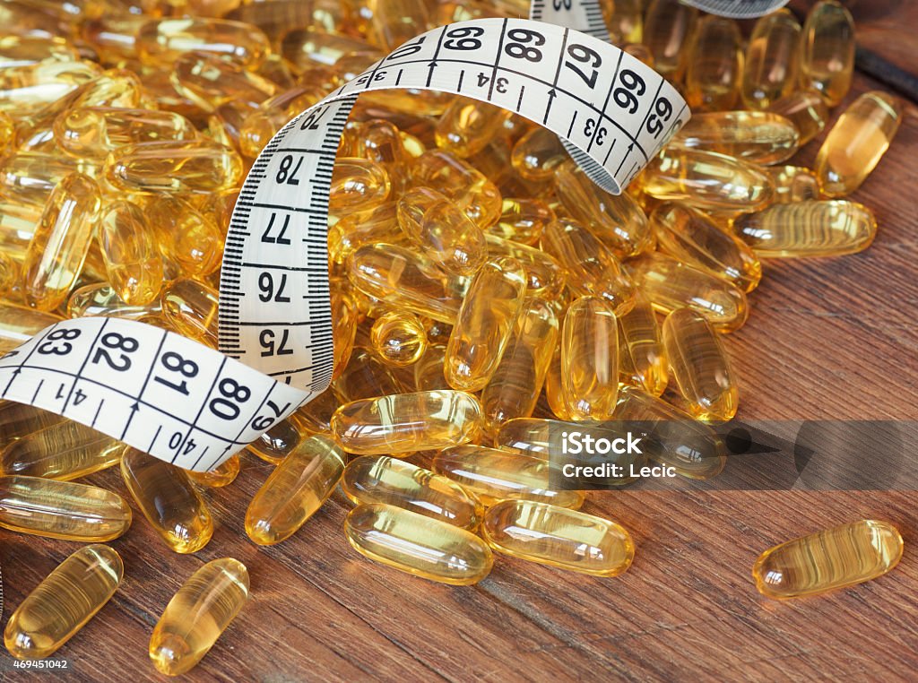 omega 3 losing weight concept omega 3 Acid Stock Photo