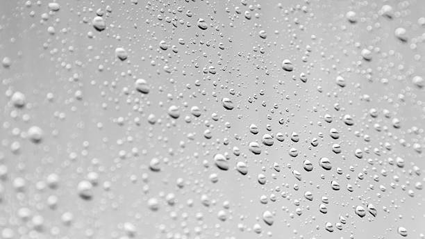 istock Drops of rain on the window. Selective focus. 469451786