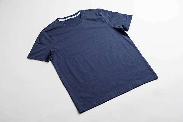 istock Dark blue tshirt template ready for your graphic design. 469455028