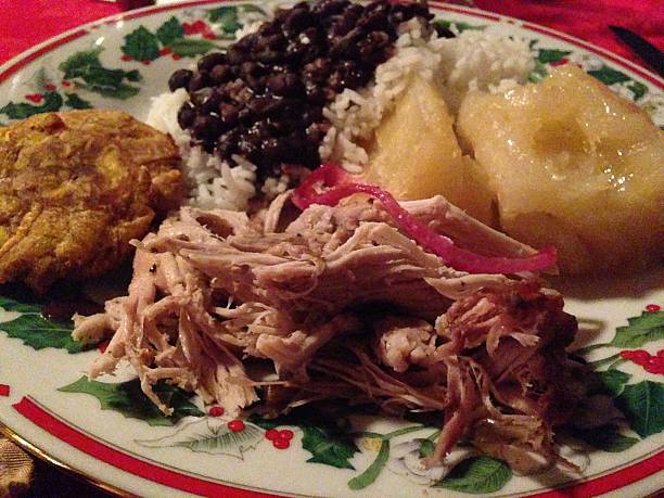 Tradition Cuban holiday dish. stock photo