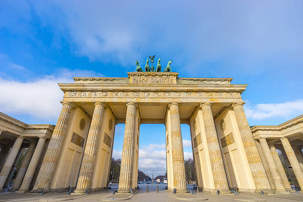 istock Brandenburg gate in the morning 469456306