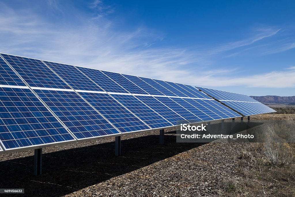 Solar Array Colorado Solar Panel Array Renewable Energy Stock Photo - Download Image Now ...