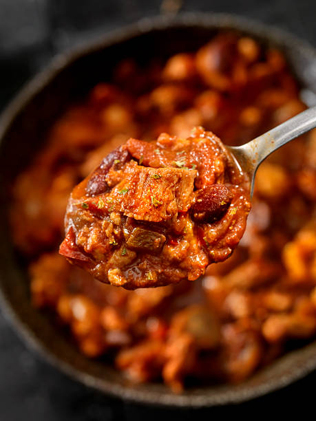 istock Steak Chili with Red Kidney Beans 469457572