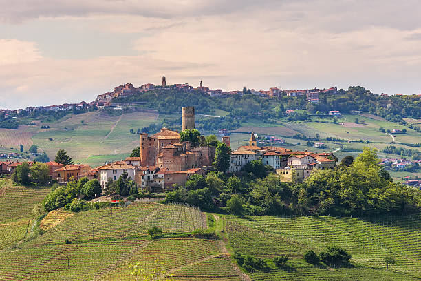 istock Small town on the hill in Italy. 469462094