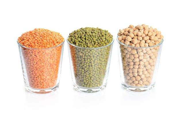 istock full glasses with mung, lentil and chick-pea 469465150