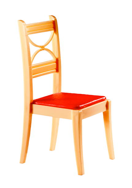 istock Dining Chair With Red Seat 469467416
