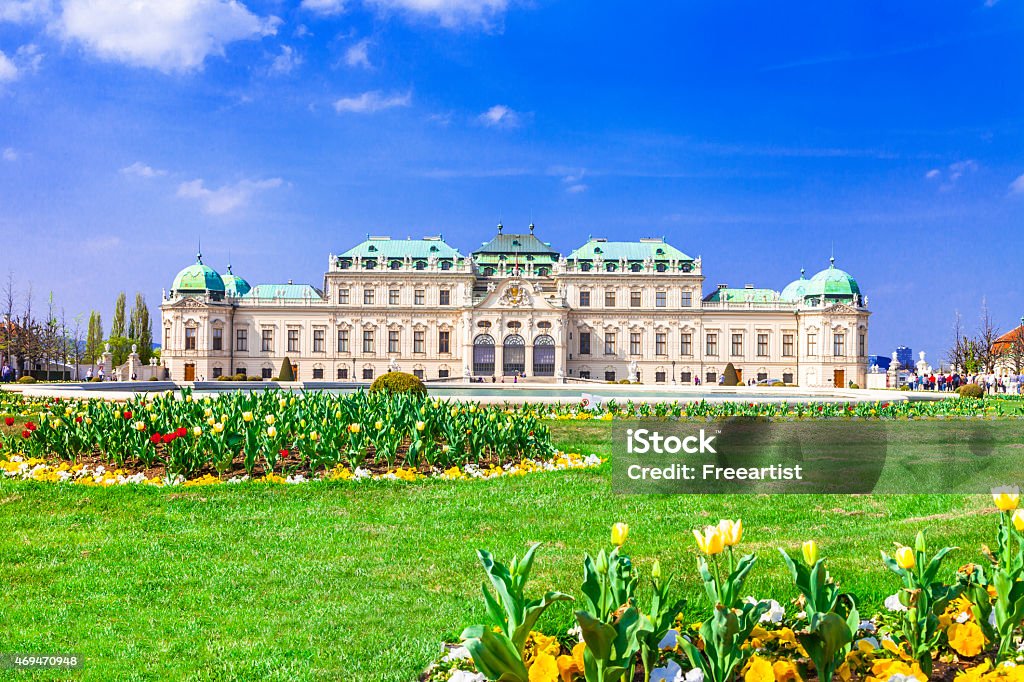 Beautiful Vienna,Austria Belvedere Palace, Austria Vienna - Austria Stock Photo