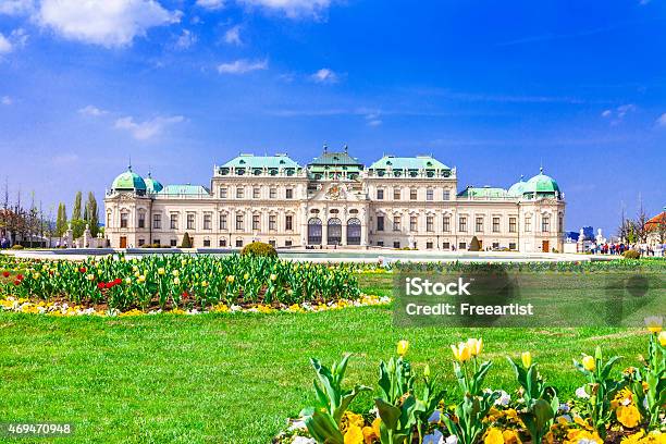 Beautiful Viennaaustria Stock Photo - Download Image Now - Vienna - Austria, Belvedere Palace - Vienna, Springtime