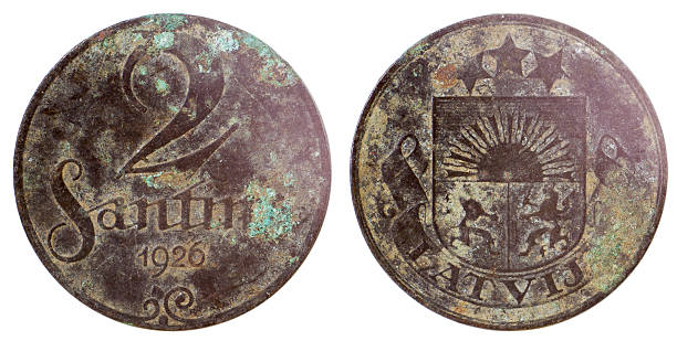 istock old rare latvian coin 469474094