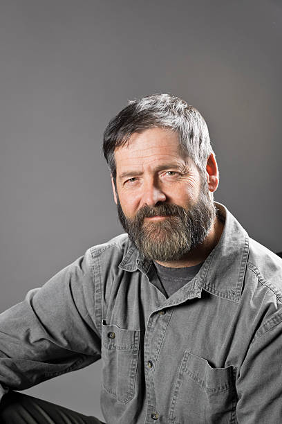 istock Studio Portrait of a Senior Bearded Man. 469484090