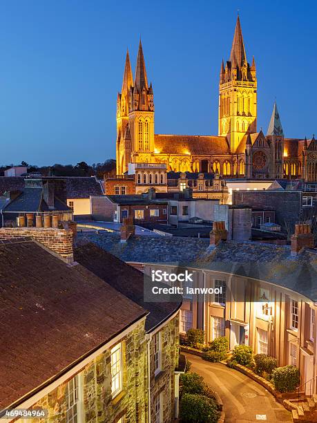 Truro Cornwall England Stock Photo - Download Image Now - Cornwall - England, Truro - Cornwall, Building Exterior