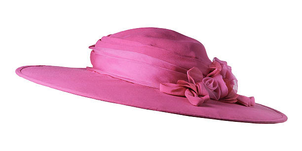 istock Pink hat ladies isolated 469489696