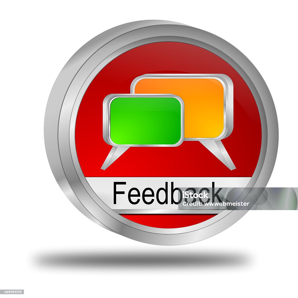 Feedback Button Bottom Feedback Button Stock Illustration - Download Image Now - Advice, Clip ...