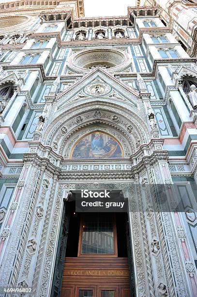 The Cathedral Of Florence Tuscany Stock Photo - Download Image Now - Architecture, Building Entrance, Built Structure
