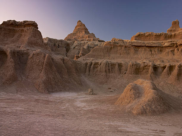 istock Badlands Lit by Sunrise 469503925