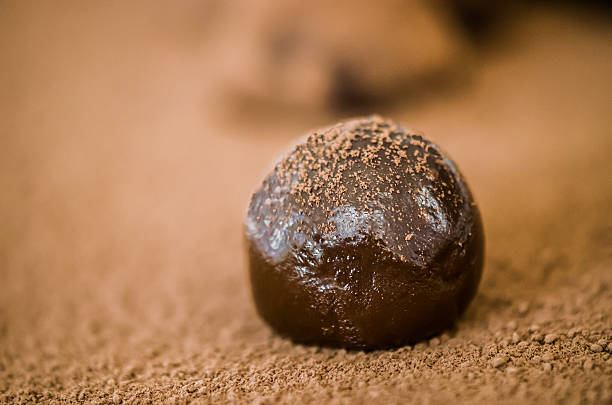 istock Single Brigadeiro Gourmet covered with cocoa powder 469507100