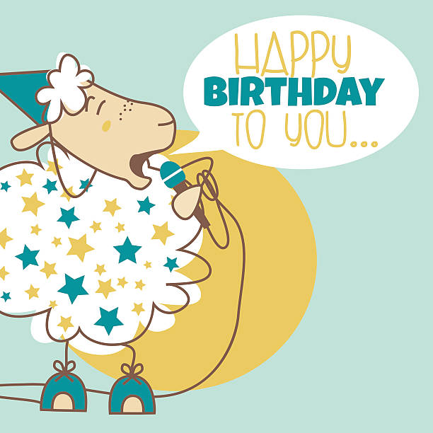 Singing Sheep Stock Illustration - Download Image Now - Birthday, Singing,  2015 - iStock