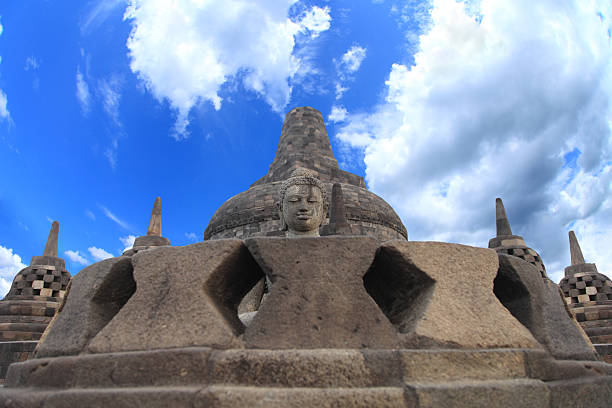 istock Borobudur Temple at sunset. Yogyakarta, Java, Indonesia. 469513998