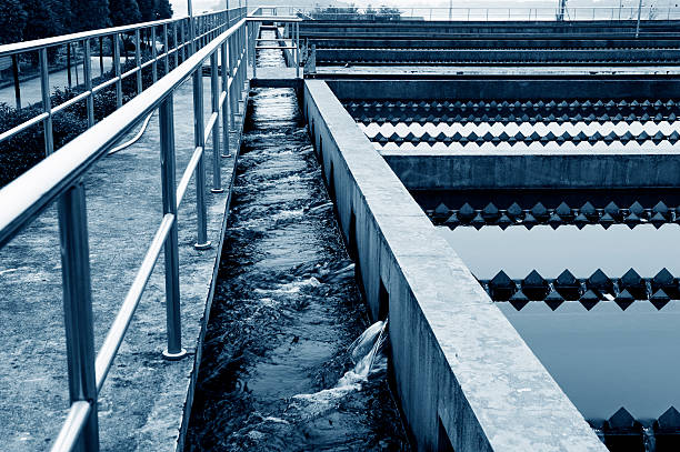 istock Modern urban wastewater treatment plant. 469514193