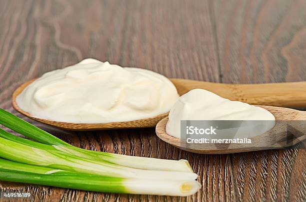 Sour Cream Stock Photo - Download Image Now - Cheese, Close-up, Cooking