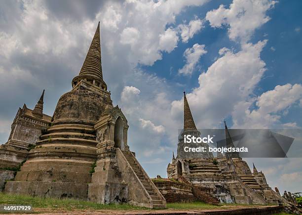 Ruinen Der Tempel In Ayutthaya Thailand Stockfoto und mehr Bilder von Abgerissen - Abgerissen, Asien, Ayutthaya