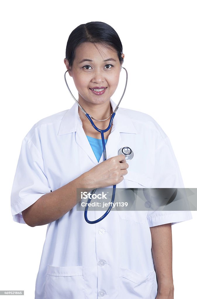 Femme médecin avec un stéthoscope - Photo de Adulte libre de droits