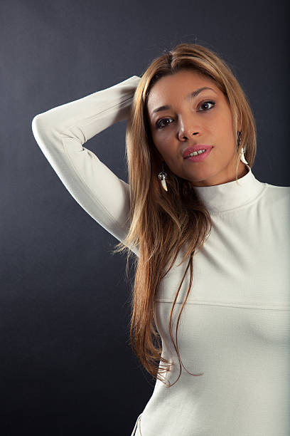Sensual hispanic woman