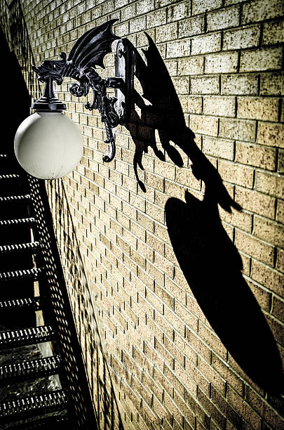 gargoyle-luminary-on-a-wall-of