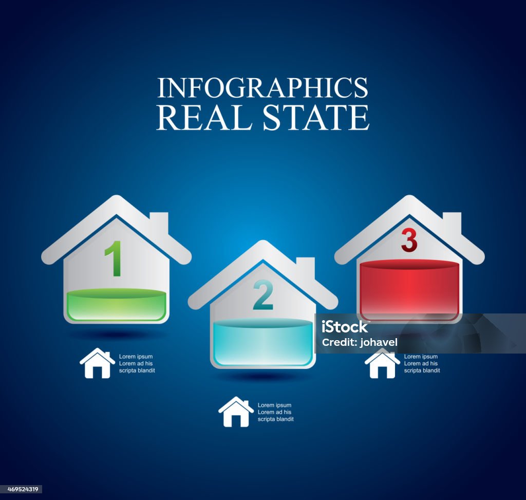 Infographics real estate infographics real estate over blue background vector illustration Border - Frame stock vector
