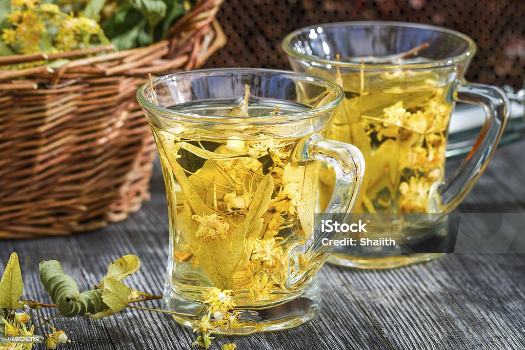 Thé à base de citron vert et au miel servi dans le jardin - Photo de Aliment libre de droits