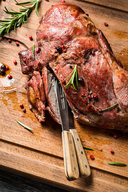 istock Freshly roasted venison with rosemary and pepper 469532197