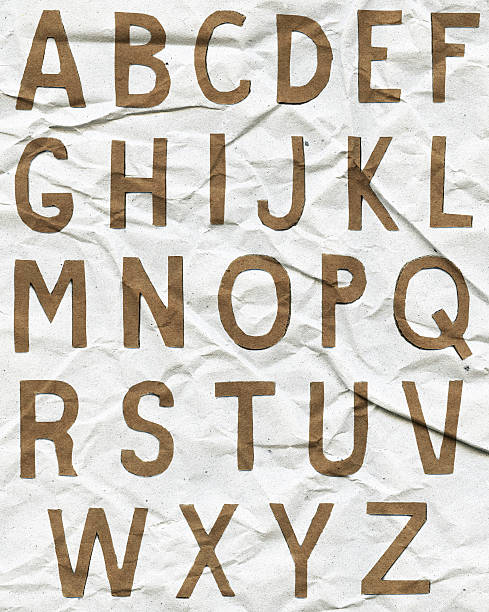 istock Brown alphabet letters on crumpled paper 469535437