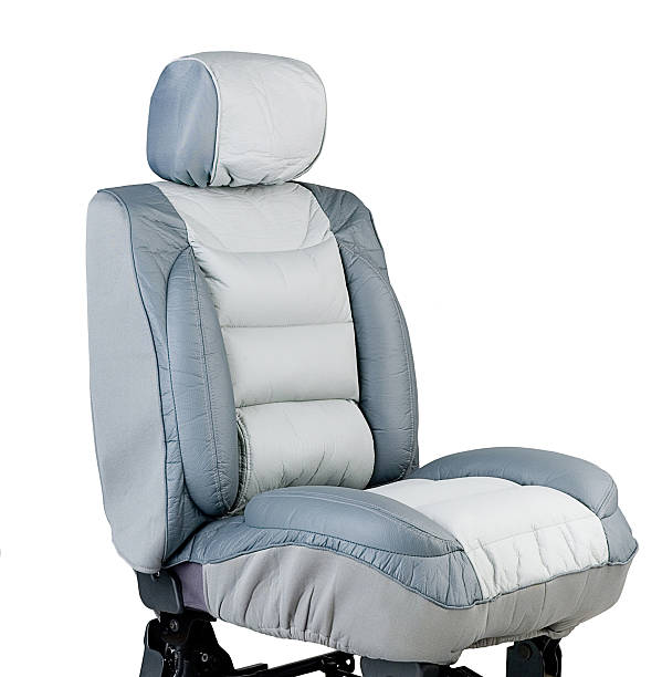 istock Leather car seat cover cushions 469538042