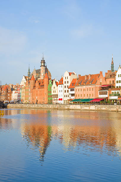 istock Old town over river Motlawa, Gdansk 469538641