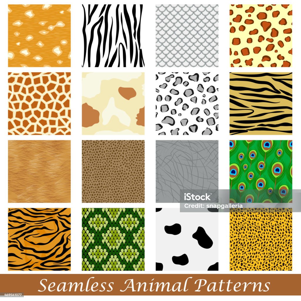 Animal Skin Seamless Pattern Stock Illustration - Download Image Now -  Animal, Animal Markings, Animal Wildlife - iStock