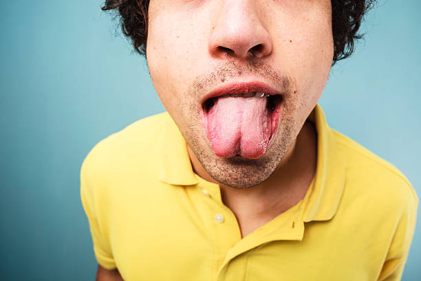 istock Man sticking his tongue out 469541335