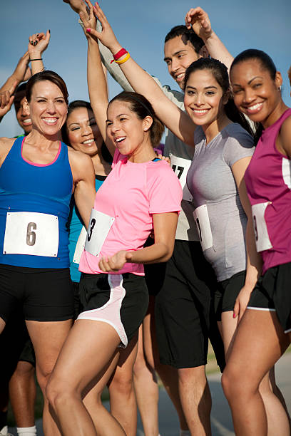 istock Group of Runners Celebrating 469544300