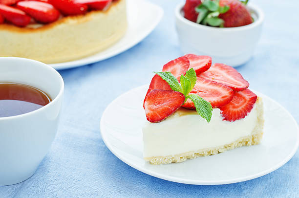 istock cake with strawberries and cream cheese 469544366