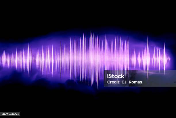 Waveform Stock Photo - Download Image Now - Abstract, Audio Equipment, Aura