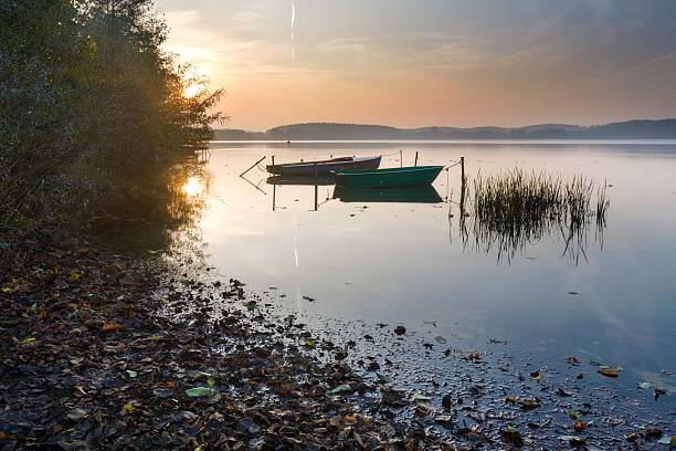 istock Beautiful lake sunrise landscape 469544878