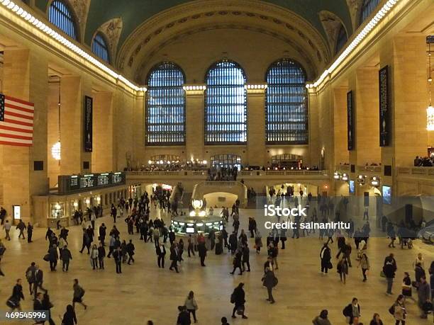 Main Hall Of Grand Central Terminal In New York Stock Photo - Download Image Now - 2015, Architecture, Business