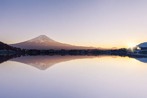 istock Mt Fuji view and the sunset 469548509