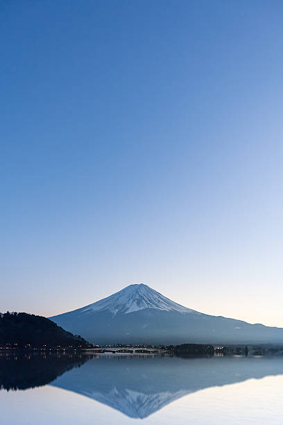 istock Mt Fuji view and the sunset 469548527